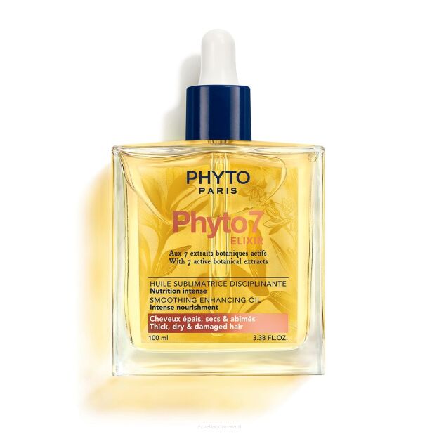 PHYTO 7 Wygładzający eliksr odżywczy do włosów 100 ml