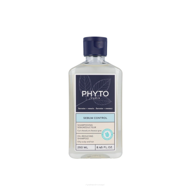 PHYTO SEBUM-CONTROL Szampon sebo-regulujący 250 ml