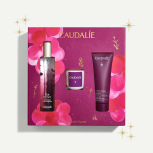 CAUDALIE The des Vignes ZESTAW Woda Orzeźwiająca 50 ml + PREZENT Żel pod Prysznic 50 ml + Świeca zapachowa 35 g