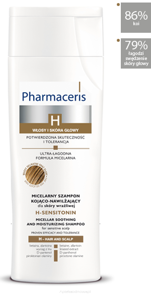 PHARMACERIS H SENSITONIN Micelarny szampon kojąco-nawilżający dla skóry wrażliwej 250 ml