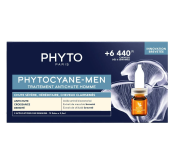 PHYTO PHYTOCYANE-MEN Kuracja przeciw wypadaniu włosów dla  mężczyzn 12 ampułek x 3,5 ml