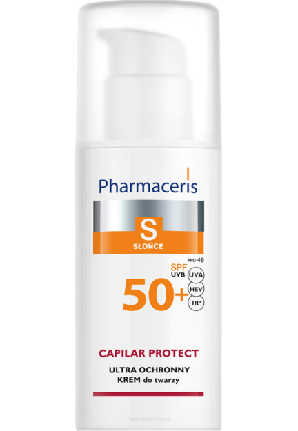 PHARMACERIS S CAPILAR PROTECT Ultra ochronny krem SPF50+ do twarzy 50 ml