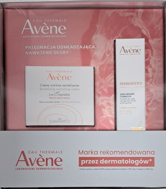AVENE NUTRITIVE ZESTAW REVITALISANTE Odżywczy krem rewitalizujący 50 ml + Krem wypełniający kontur oka 15 ml