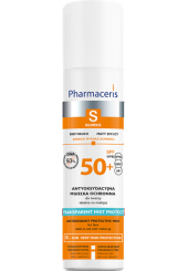 PHARMACERIS S Antyoksydacyjna mgiełka ochronna do twarzy idealna na makijaż  TRANSPARENT MIST PROTECT 75 ml