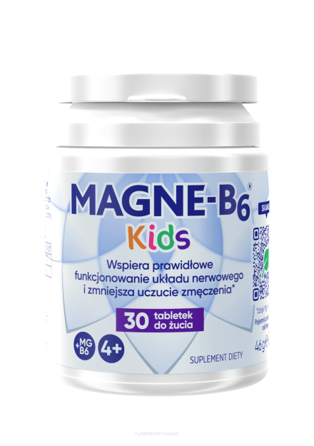 MAGNE-B6 Kids  tabletki do żucia smak arbuzowy 30 sztuk