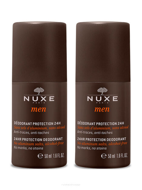NUXE MEN dezodorant w kulce - 24h ochrona 2 x 50ml ( duopak )