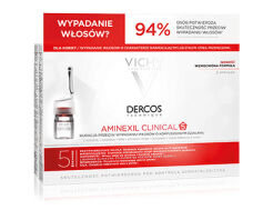 VICHY DERCOS AMINEXIL CLINICAL 5 Kuracja przeciw wypadaniu włosów dla kobiet 21 amp.