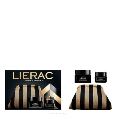 LIERAC PREMIUM RICH ZESTAW Bogaty krem przeciwzmarszczkowy 50 ml + Krem pod oczy 20 ml + Kosmetyczka 1 szt
