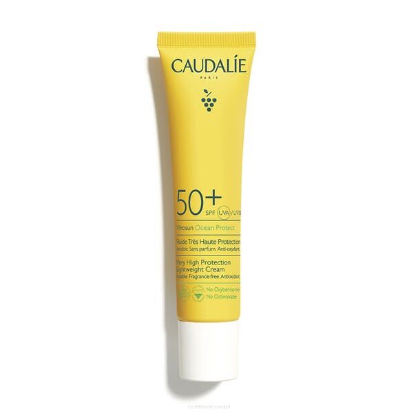 CAUDALIE Vinosun Lekki Krem o Bardzo Wysokiej Ochronie SPF50+  40ml