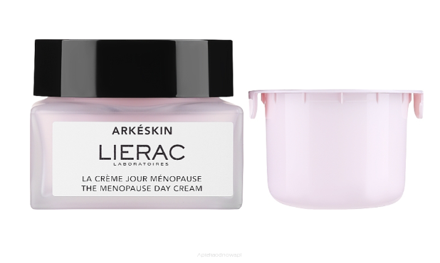 LIERAC ARKESKIN ZESTAW Krem na dzień w okresie menopauzy 50 ml + ARKEKIN REFILL krem na dzień 50 ml