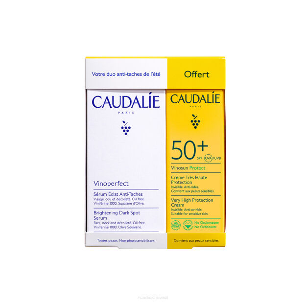 CAUDALIE Vinoperfect serum 30ml + PREZENT Vinosun Protect 25 ml