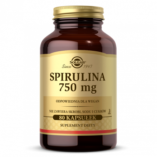 SOLGAR Spirulina 750mg *80kaps.