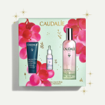 CAUDALIE Woda rozświetlająca Zestaw  Woda 100 ml + Maseczka Detox 15 ml +Vinoperfect serum10 ml