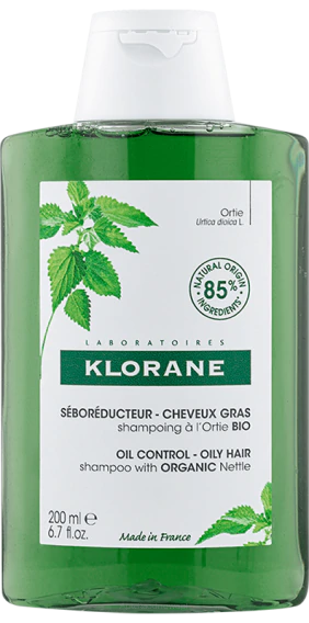 KLORANE POKRZYWA ORGANICZNA Szampon seboregulujący - włosy  tłuste 200 ml