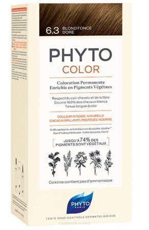 PHYTO COLOR 6.3 Farba do włosów - CIEMNY ZŁOTY BLOND