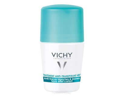 VICHY dezodorant Antyperspirant w kulce 48-godzinna skuteczność (zapobiega powstawaniu białych i żółtych plam) 50 ml