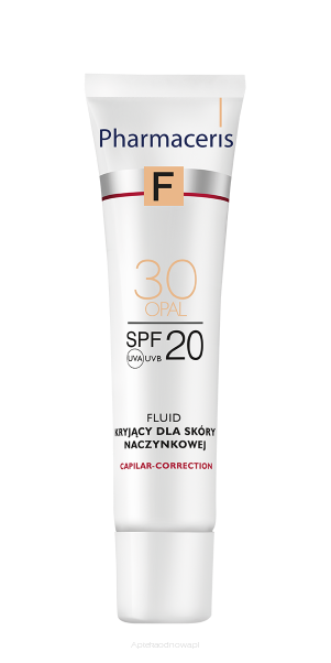 PHARMACERIS F CAPILAR-CORECTION Fluid do skóry naczynkowej OPAL 30 SPF20 30ml
