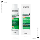 VICHY DERCOS Anti Dandruff  DS Szampon przeciwłupieżowy z odżywką dla każdego typu włosów 200 ml