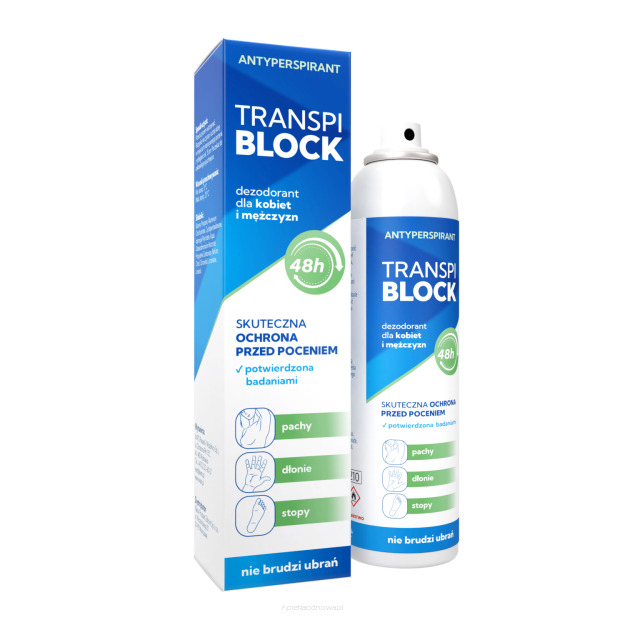 TRANSPIBLOCK antyprespirant dezodorant  48h -150 ml