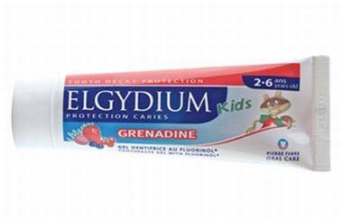 ELGYDIUM KIDS pasta do zębów dla dzieci 2-6 lat (smak truskawkowo-malinowy) 50 ml