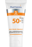 PHARMACERIS S SPECTRUM-PROTECT  Krem o szerokopasmowej ochronie SPF 50+ dla dorosłych i dzieci 50 ml