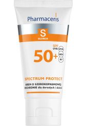PHARMACERIS S SPECTRUM-PROTECT  Krem o szerokopasmowej ochronie SPF 50+ dla dorosłych i dzieci 50 ml