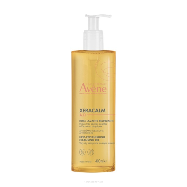 AVENE XERACALM A.D Olejek oczyszczający uzupełniający lipidy 400 ml