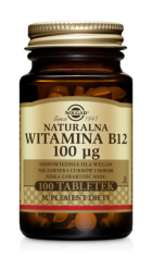 SOLGAR Naturalna Witamina B12 100 μg