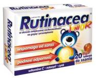 RUTINACEA Junior tabletki do ssania smak owocowy 20 szt.