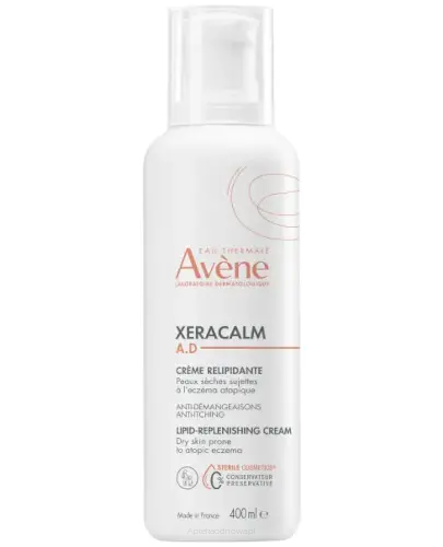 AVENE XERACALM A.D Krem uzupełniający lipidy 400 ml