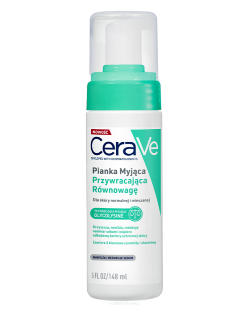 CERAVE Pianka Myjąca Przywracająca Równowagę 148 ml