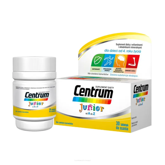 CENTRUM  Junior oa A do Z 30 tabletek do ssania