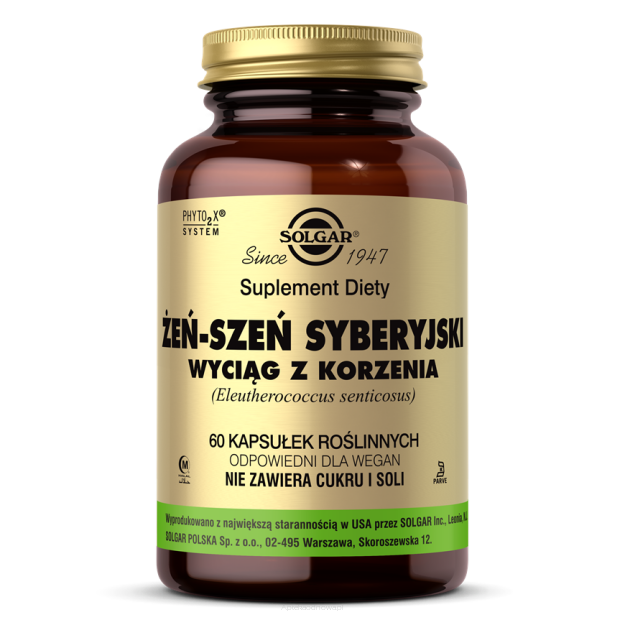 SOLGAR Żeńszeń Syberyjski *60kaps.