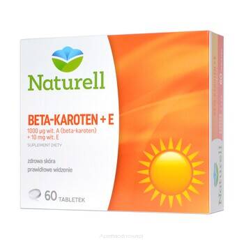 Beta-karoten + E (Naturell)  60 tabletek
