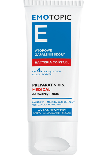 EMOTOPIC MEDICAL Preparat S.O.S. do twarzy i ciałą 30 ml