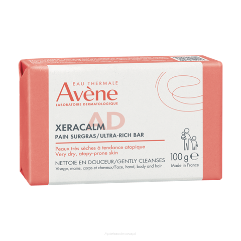 AVENE XERACALM A.D Ultrabogata kostka myjąca 100 g