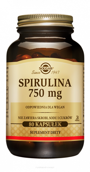 SOLGAR Spirulina 750mg *80kaps.