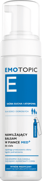 PHARMACERIS EMOTOPIC Balsam nawilżająco-natłuszczający MED+ do codziennej pielęgnacji ciała 400 ml