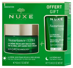 NUXE NUXURIANCE ULTRA Zestaw Krem przeciwstarzeniowy na dzień 50 ml + PREZENT Krem przeciwstarzeniowy na dzień 15 ml