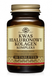 SOLGAR Kwas Hialuronowy Kolagen Kompleks 30 tabletek