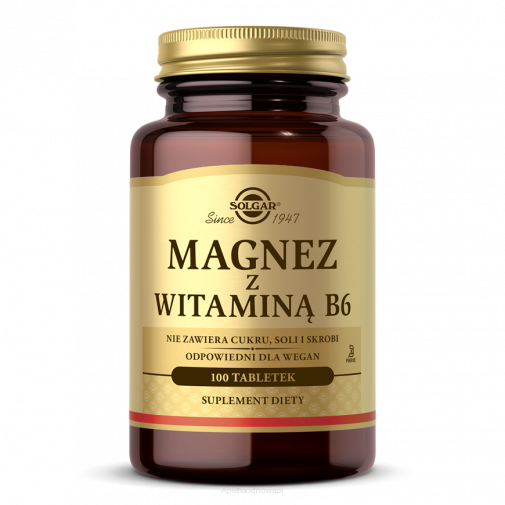 SOLGAR Magnez z Witaminą B6