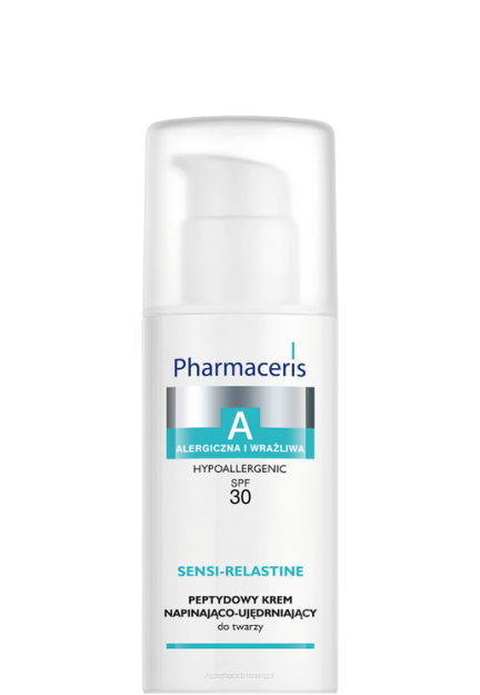 PHARMACERIS A SENSI-RELASTINE-E Peptydowy krem napinająco-ujędrniający SPF 20 50 ml