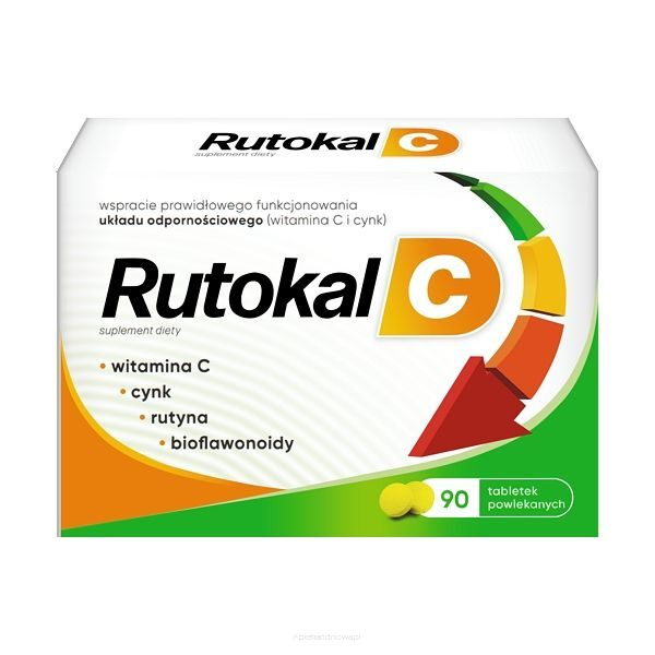 RUTOCAL C tabletki powlekane 90 sztuk