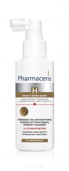 PHARMACERIS H Preparat do intensywnej kuracji stymulującej wzrost włosów H-STIMUFORTEN125 ml