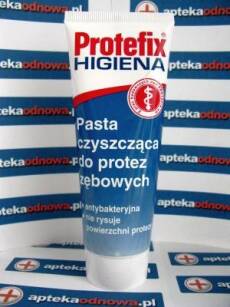 PROTEFIX Higiena Pasta czyszcząca do protez zębowych 75 ml
