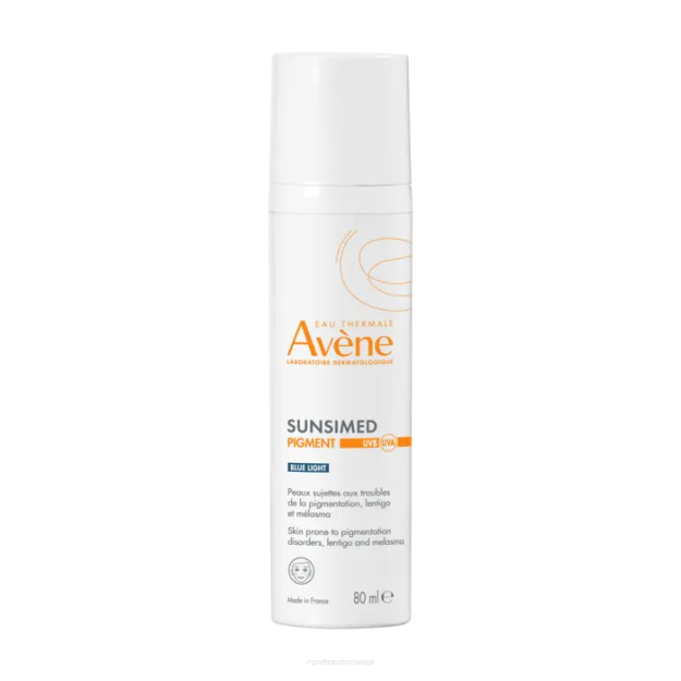 AVENE SUNSIMED PIGMENT  bardzo wysoka ochrona UVB-UVA  skóra skłonna do pigmentacji 80 ml 