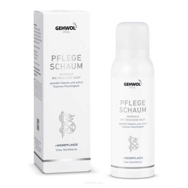 GEHWOL MED PFLEGE SCHAUM Pianka nawilżająca do skóry 125 ml