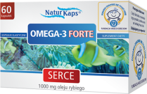 NaturKaps OMEGA-3 FORTE SERCE 1000 mg oeju rybnego 60 kapsułek
