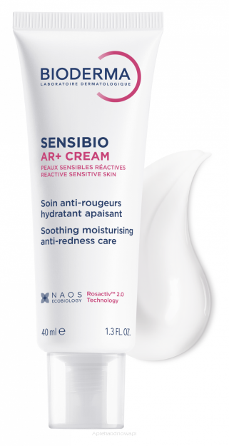 BIODERMA SENSIBIO AR+ CREAM Kojąco-nawilżający krem redukujący zaczerwienienia 40 ml
