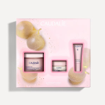 CAUDALIE RESVERATROL LIFT ZESTAW Krem kaszmir liftingujący 50 ml + PREZENT Krem Tisane de Nuit 15 ml + Liftingujący Okolice Oczu 5 ml